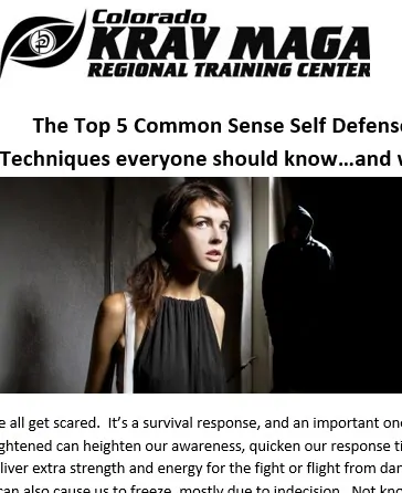 Top 5 Self-Defense Everyone Should Know Article